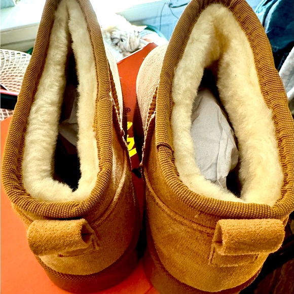 Platform Suede Ankle Boots - Picture 5 of 7